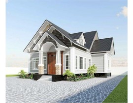 MẪU 3 NHÀ CẤP 4 MÁI THÁI